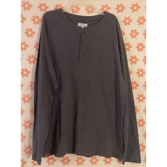 Simply Southern Henley Long Sleeve Button Up Casual Shirt Medium - Picture 1 of 3